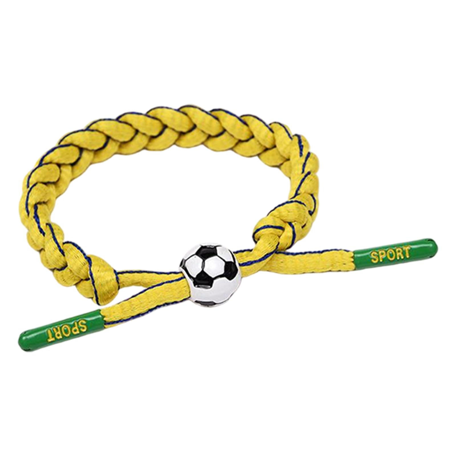 Football Cup of 2026 Bracelet Soccer Bracelets, Adjustable Braided Football Bracelet Stylish Soccer Fans Accessories for Men Women Boys Girls Team Gifts A02