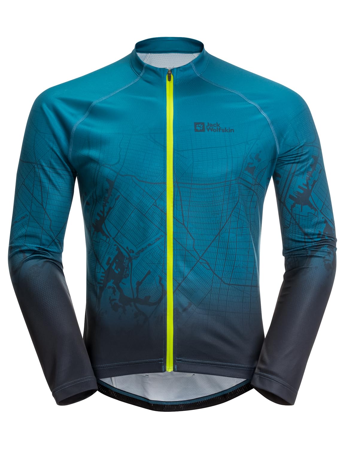 Jack Wolfskin koszulka rowerowa Mężczyźni Morobbia Fz L/S Print M