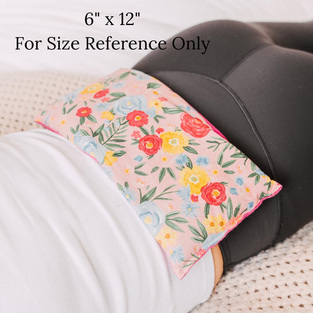 microwavable heating pad inspection for holes clumps flaxseed rice filler damage