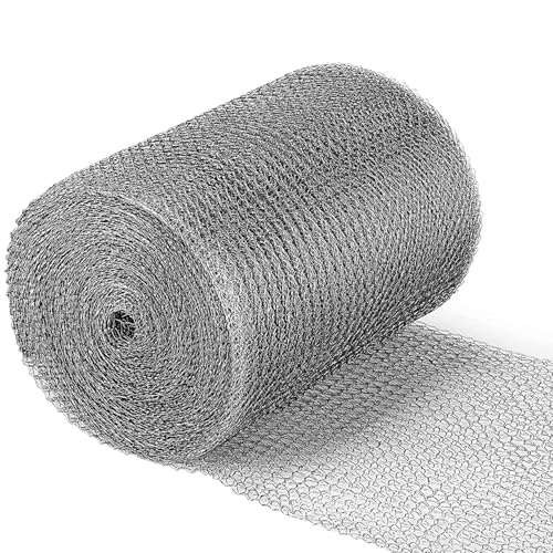 DARENYI Grillage Anti Rongeur Acier Inoxydable Grillage Anti Campagnols et Taupes pour Portes et Fenêtres Empêcher des Souris Insectes et Serpents 9m x 12.7cm