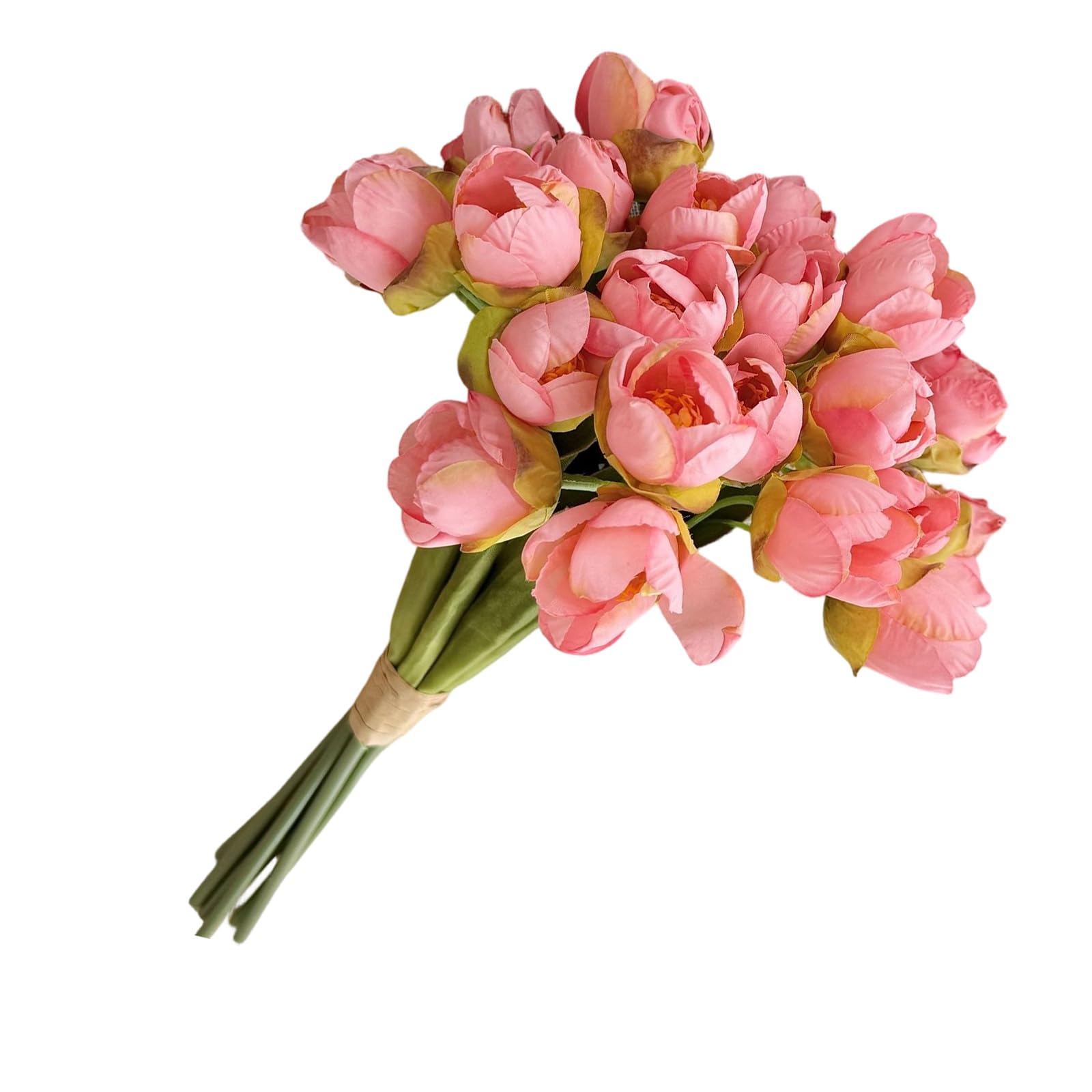 Xinsheinelry Artificial Flower Bunch 24 Stems Realistic for Wedding Floral Arrangement Party Table Centerpieces Realistic Arrangement