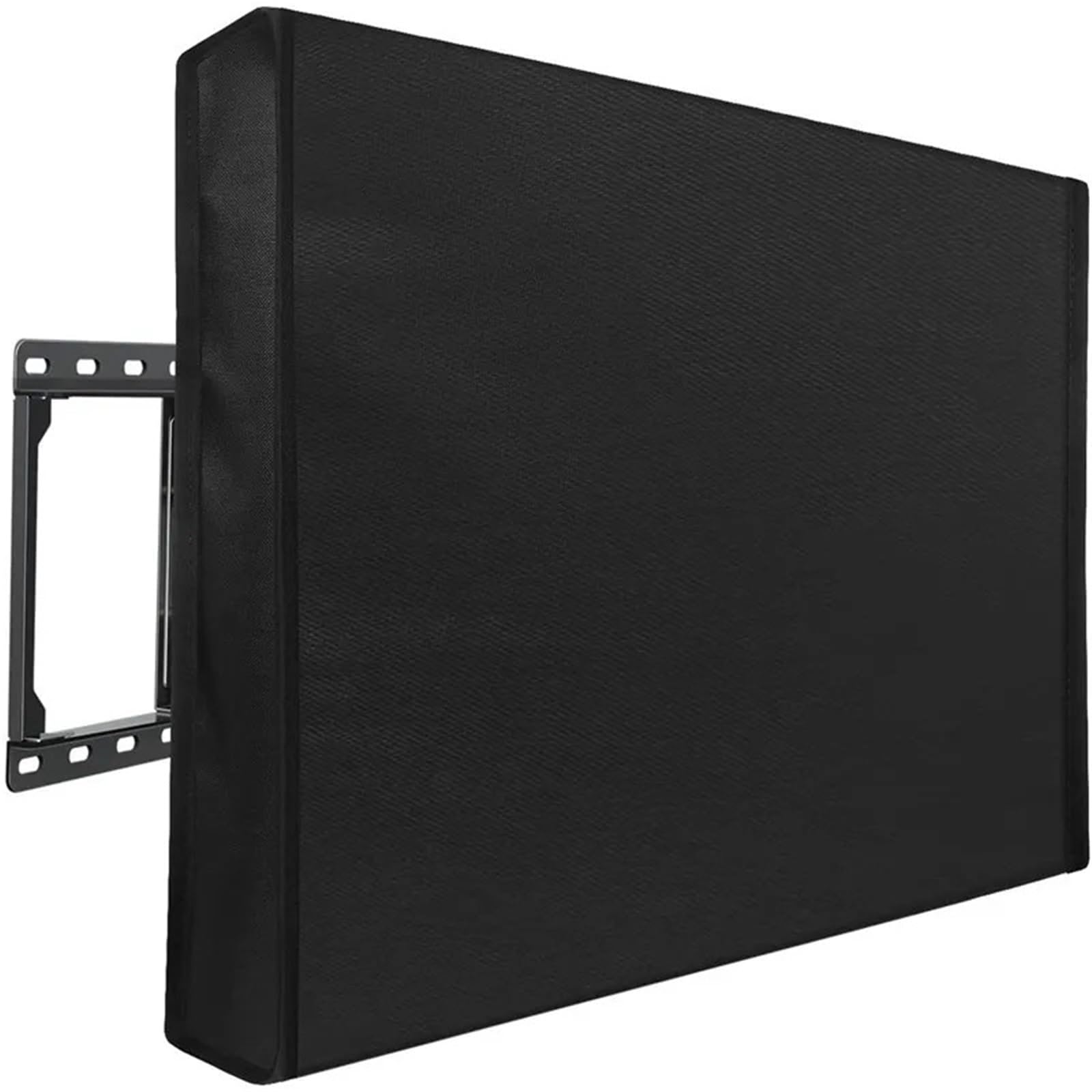 Copertura TV for esterni Giardino Patio antipolvere impermeabile Borsa protettiva nera for schermo per televisori(FOR TV 50to52 inch)