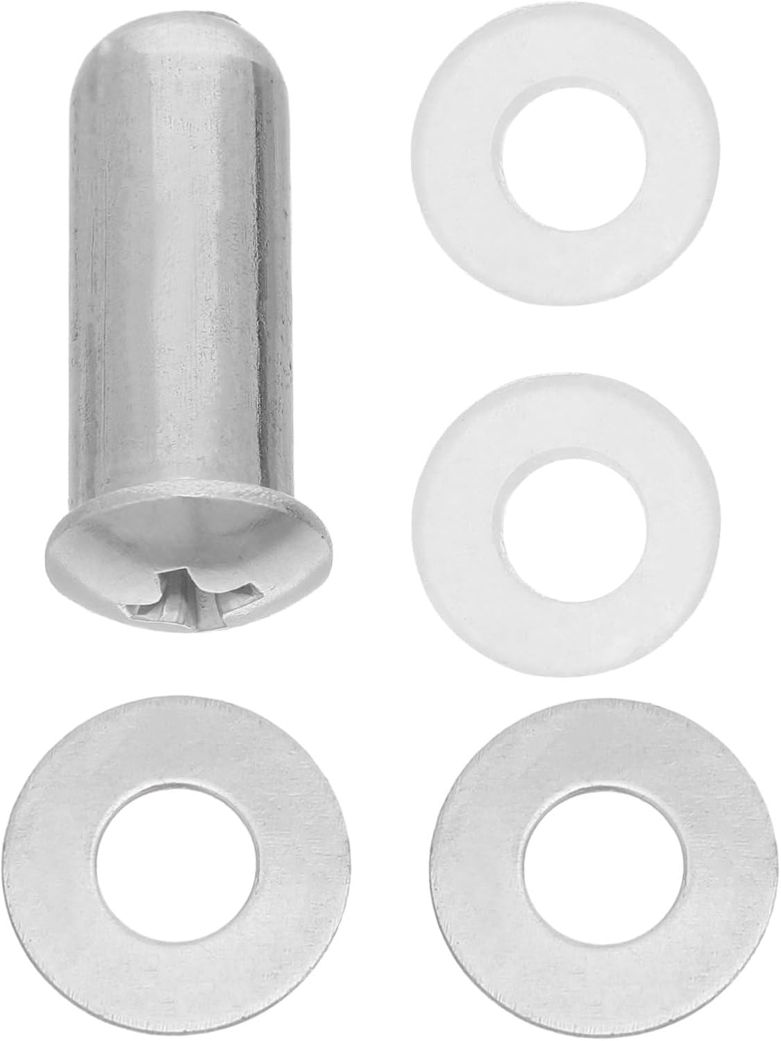Toyvian Meat Grinder Replacement Shaft Kit 2l Bowl Shaft Fix Stainless Steel Kitchen Spare Part for Electric Food Processor Meat Grinding Accessories