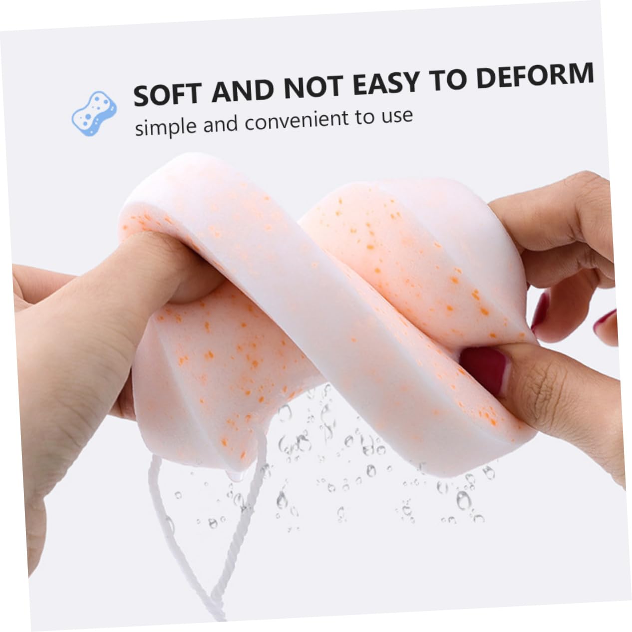 AUTSUPPL 6Pcs Thickened Makeup Removal Puff Soft Facial Cleaning Pads for and Makeup Removal for Daily Use and Travel present for Women and Men