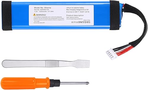 Batería de repuesto para JBL Xtreme 10000mAh GSP0931134 Extreme Xtreme1 Altavoz Bluetooth Batería de alta capacidad JBLXTREME con herramientas 7.4V