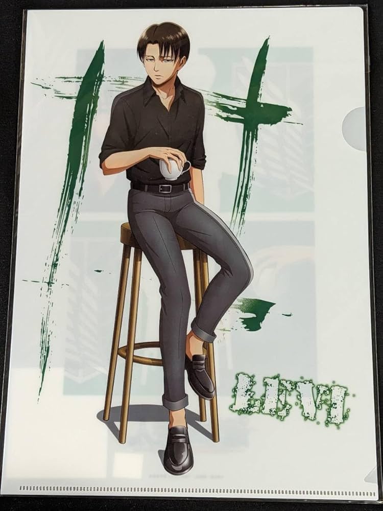 WIT STUDIO 浅野恭司　クリアファイル　リヴァイ　エルヴィン　進撃の巨人 WIT STUDIO 浅野恭司 クリアファイル リヴァイ エルヴィン 進撃