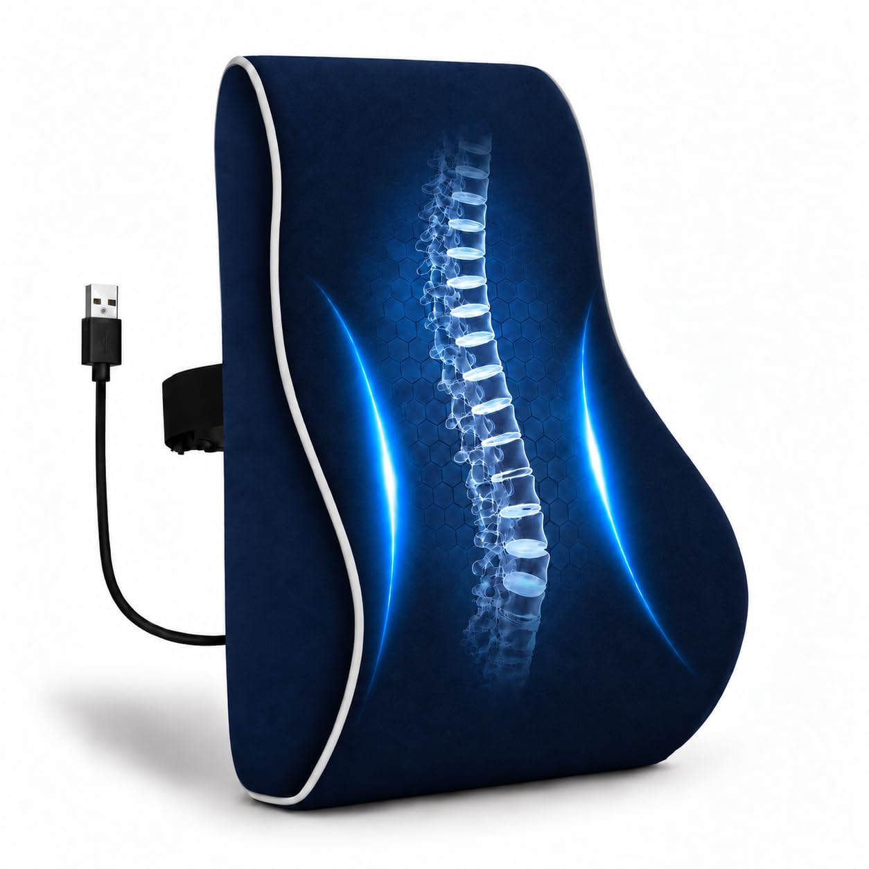 ValorX Lumbar Support Pillow with Massager - Back Pain Relief -11 ValorX Lumbar Support Pillow with Massager - Back Pain Relief -11