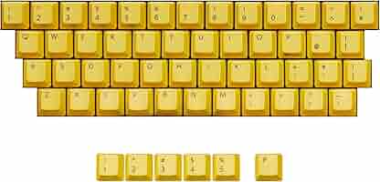 REALFORCE R3 R3S カラーキーキャップ イエロー Amazon | REALFORCE リアルフォース 東プレ R3 キーボード R3S