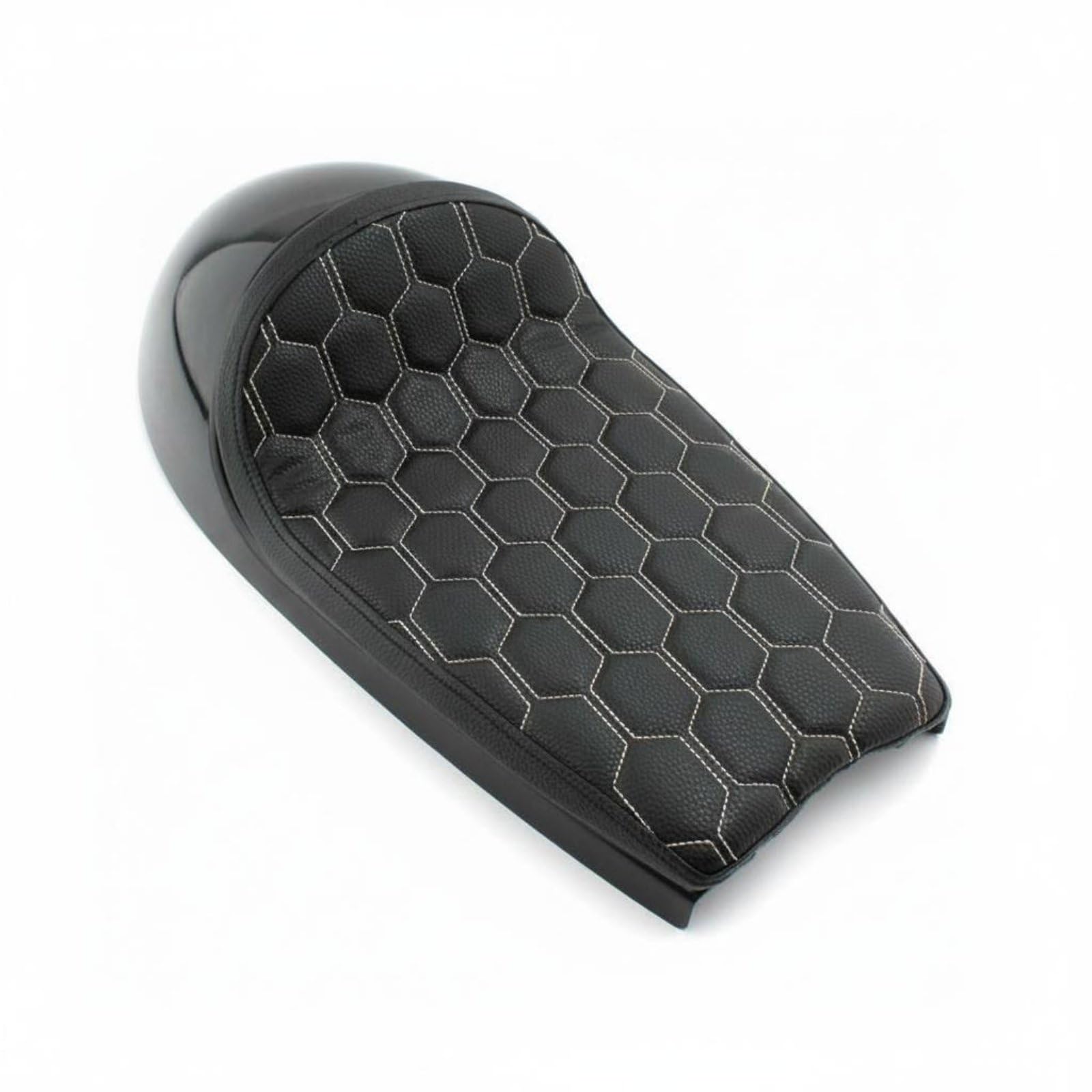 ATORSE Universal Fit Motorcycle Hump Seat Retro Aesthetic Cafe Racer Seat for DIY Enthusiasts, Black, Pineapple-picture-20
