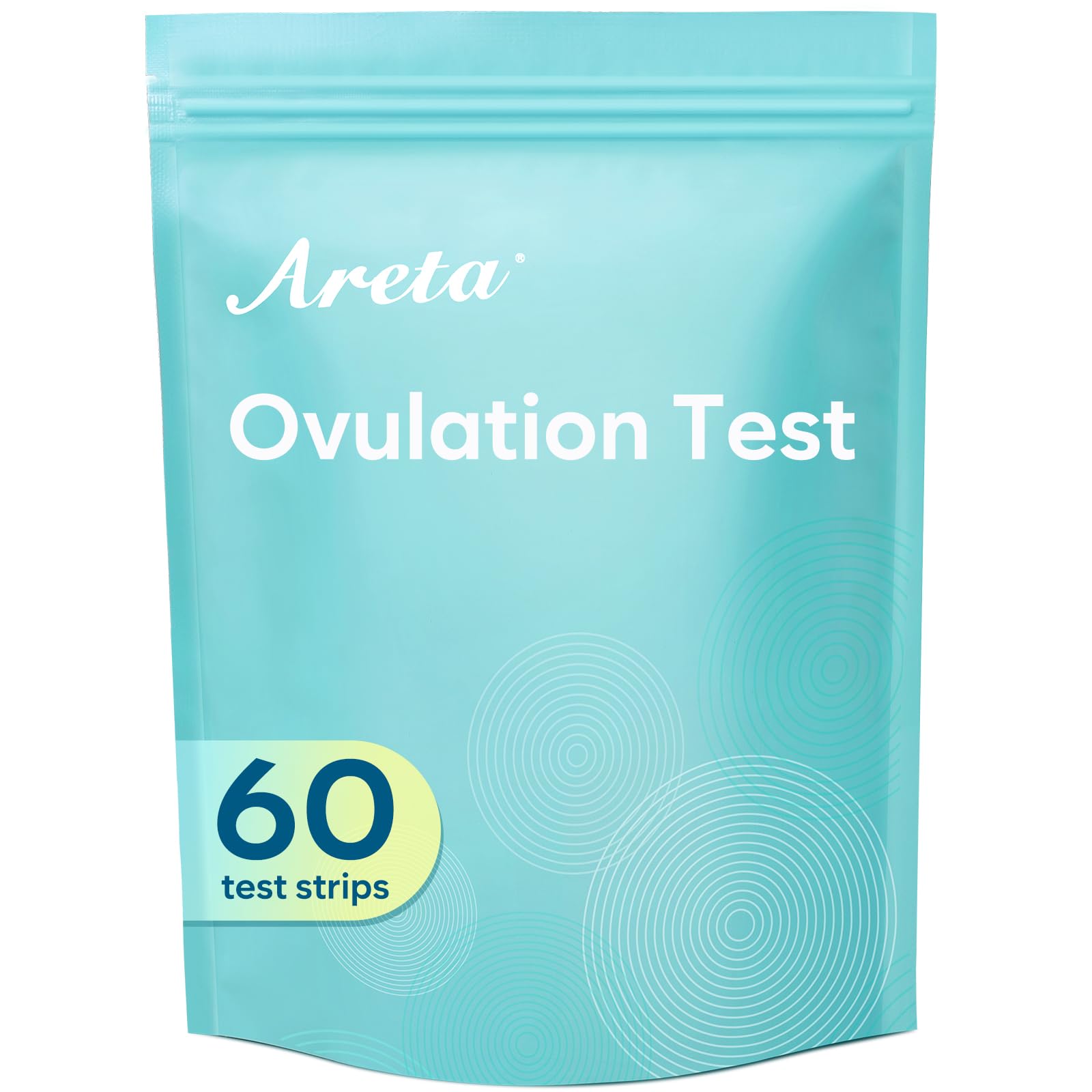 Areta 60 Ovulation Test Strips Kit: Accurate & Reliable for Women | Fast & Convenient Fertility Tracking | High Accuracy Ovulation Test Kit
