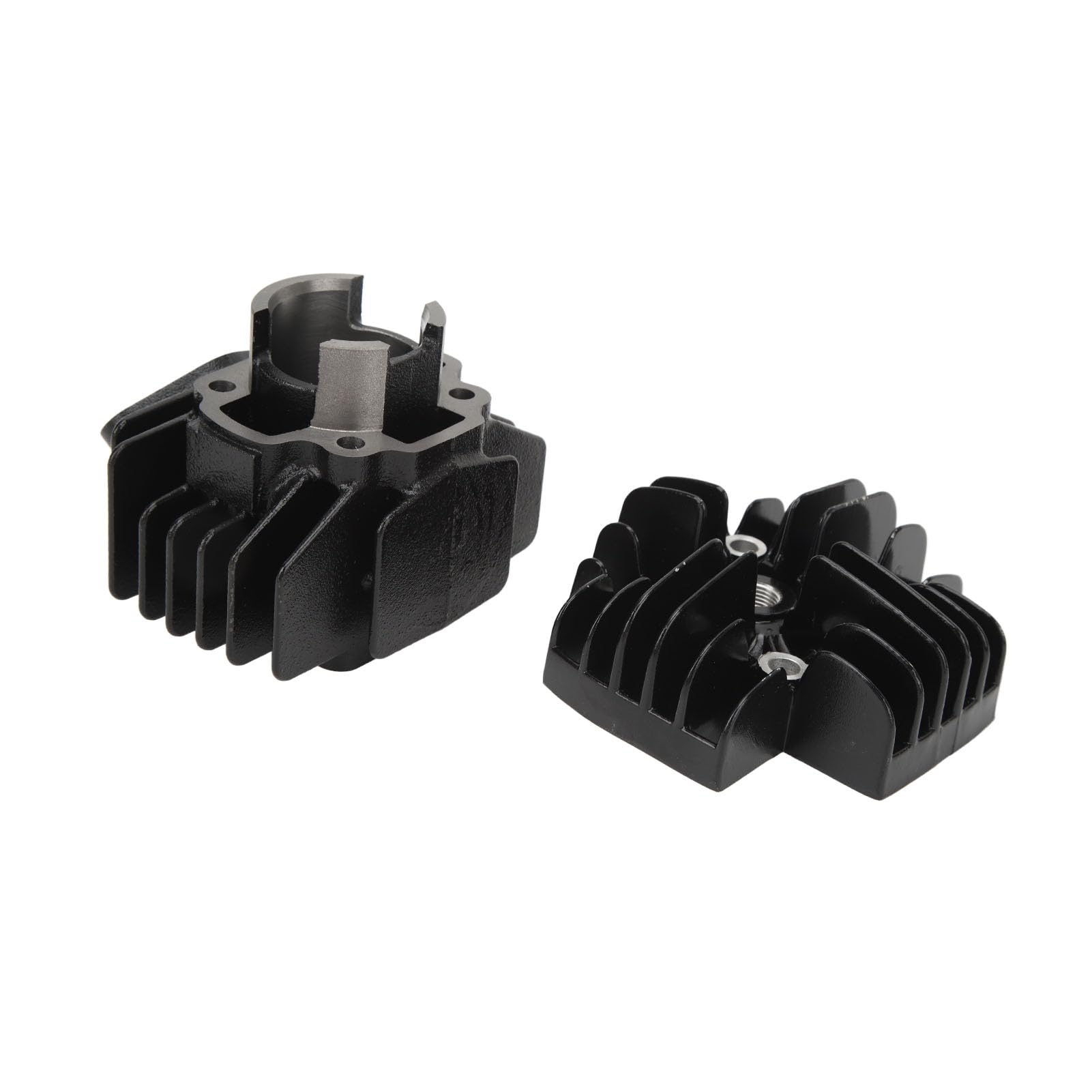 4J2 11111 00 00 Alésage Cylindre Piston Culasse Kit d'extrémité supérieure avec bougie d'allumage Remplacement durable PW50 QT50 40 mm Cylindre Kit d'extrémité supérieure Ensemble