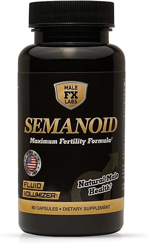 Semanoide 60 cápsulas fórmula máxima de fertilidad y volumizador ingredientes avanzados de fertilidad y mezcla de vitaminas para hombres suministro