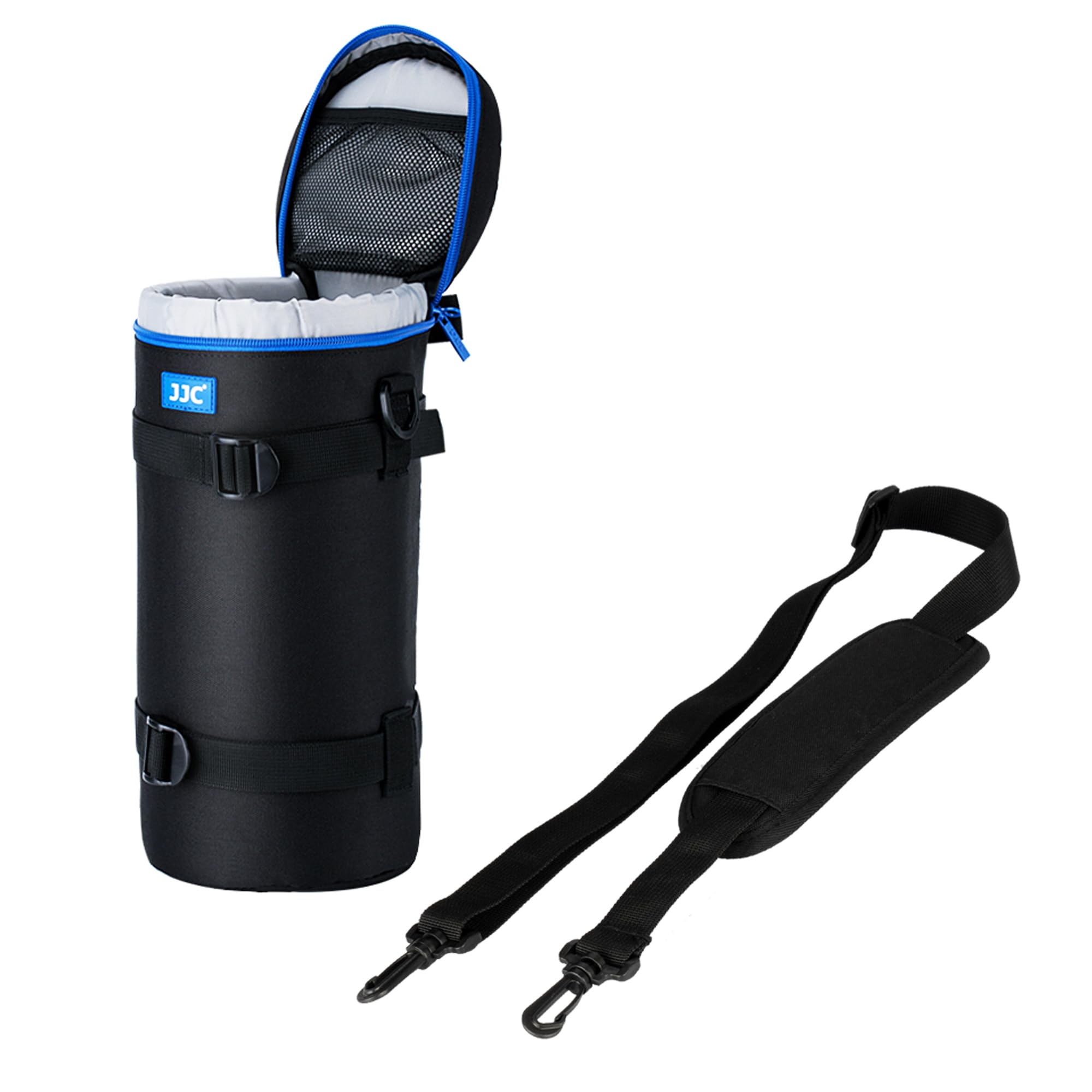 – Water Resistant Deluxe Lens Pouch with Shoulder Strap for Canon RF 800mm F11 is STM, AF-S NIKKOR 200-500mm F5.6E ED VR, Tamron 150-600mm & Lens Diameter & Height Below 125 x 290mm