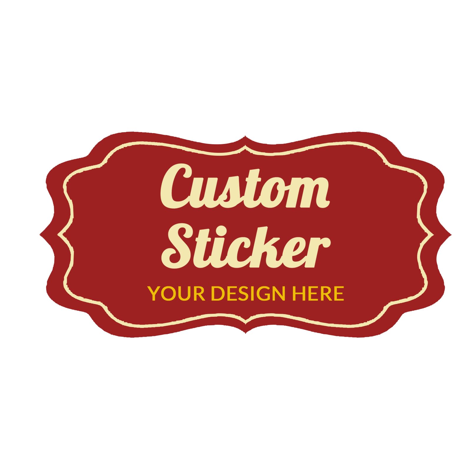 100-500 Pcs Custom Stickers Personalized Labels with Any Design Image Logo Text for Business Logo Thank You Labels,1/2/3/4 inch Customized Stickers(