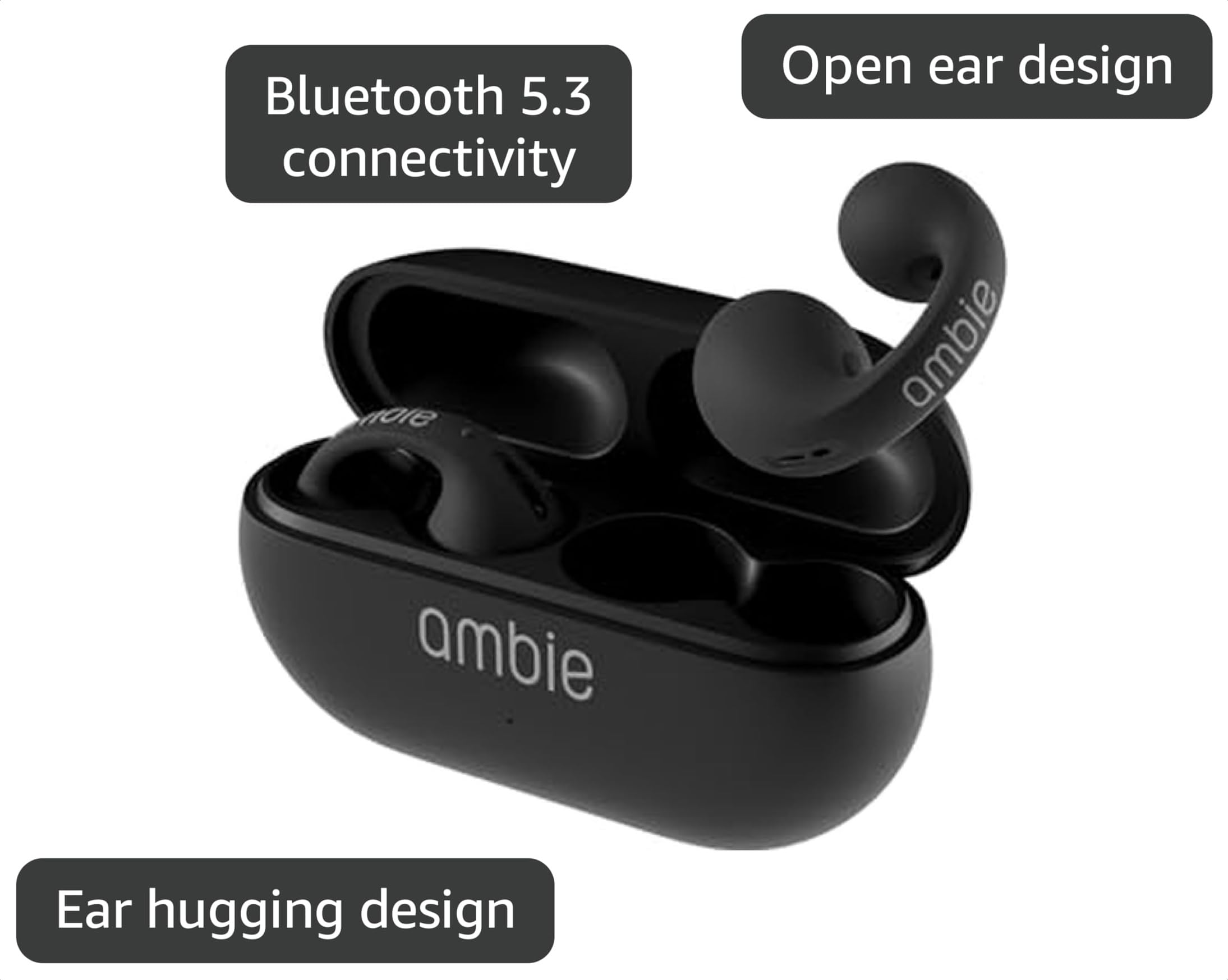 Amazon.com: ambie Sound earcuffs AM-TW02, Open Ear Wireless