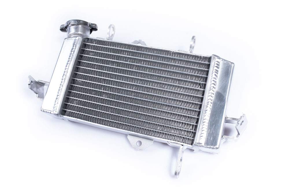 avdb-moto Radiador de Agua compatible con YAMAHA YZF-R125 YZF R125 RE06 2008-2013 Plata Racing de Recambio
