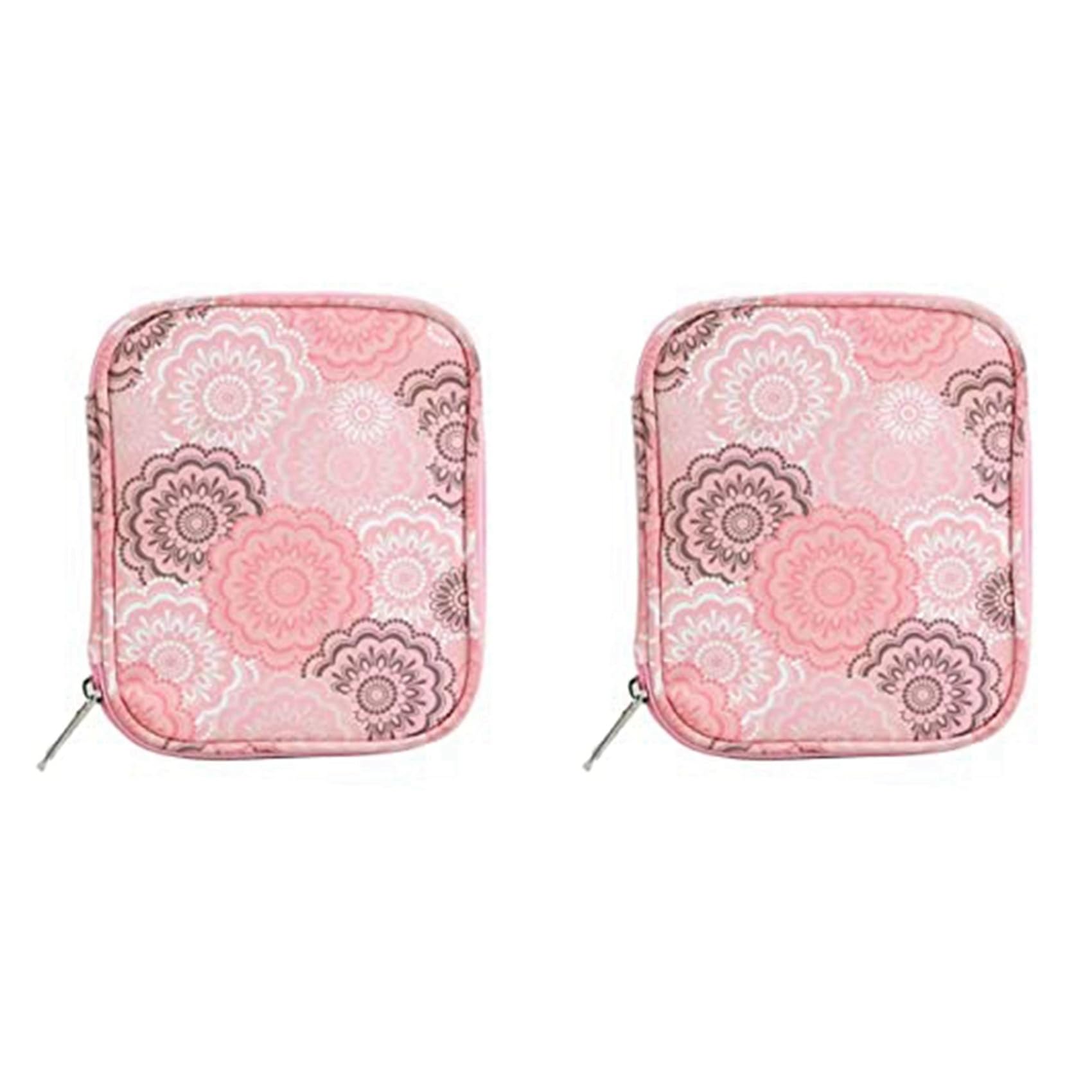 Hndhbfgrt 2X Crochet Hook Case Only, Crochet Needle Case Organizer, Crochet Hook Storage Case Empty, Crochet Hook Case (Bag Only)