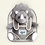 03 Dinosaur Triceratops Grey 03 Dinosaur Triceratops Grey