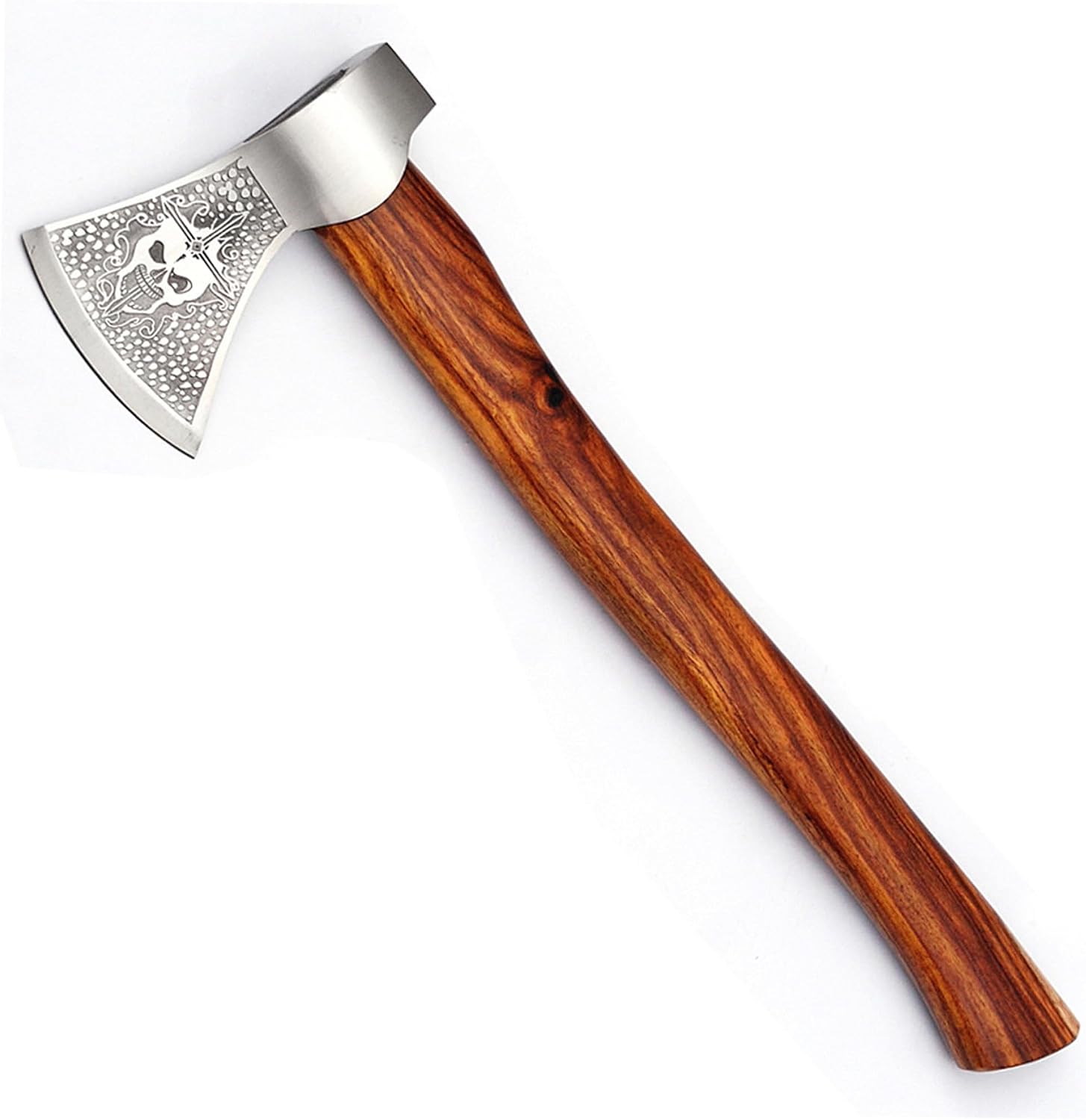Armory Replicas™ Immoral Skull and Cross Axe | Outdoor Hammer Head Functional Replica Axe w/Leather Sheath