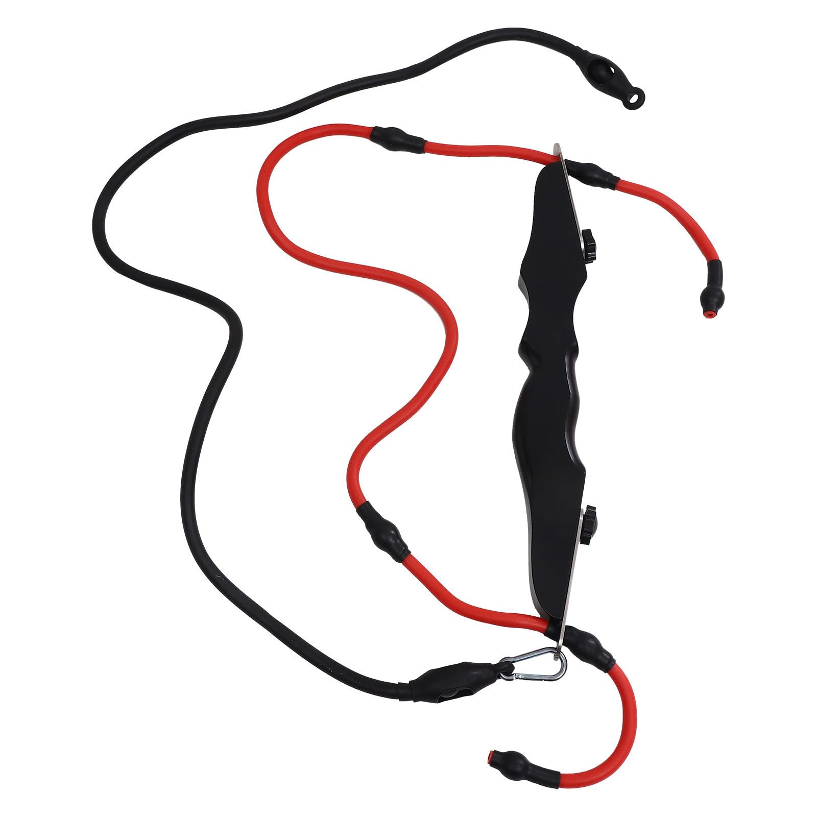 Luxshiny Allenatore per Tiro L’arco Fascia Elastica in Gomma Resistente, Attrezzatura per Allenamento di Forza Braccia e Schiena, Ausilio Portatile per Esercizi di Tiro All’aperto e Indoor