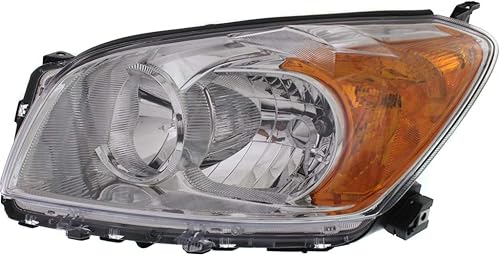 CarLights360: para 2009 2010 2011 2012 Toyota RAV4 Conjunto de luz principal lado del conductor con bombillas - (certificado CAPA) reemplazo para