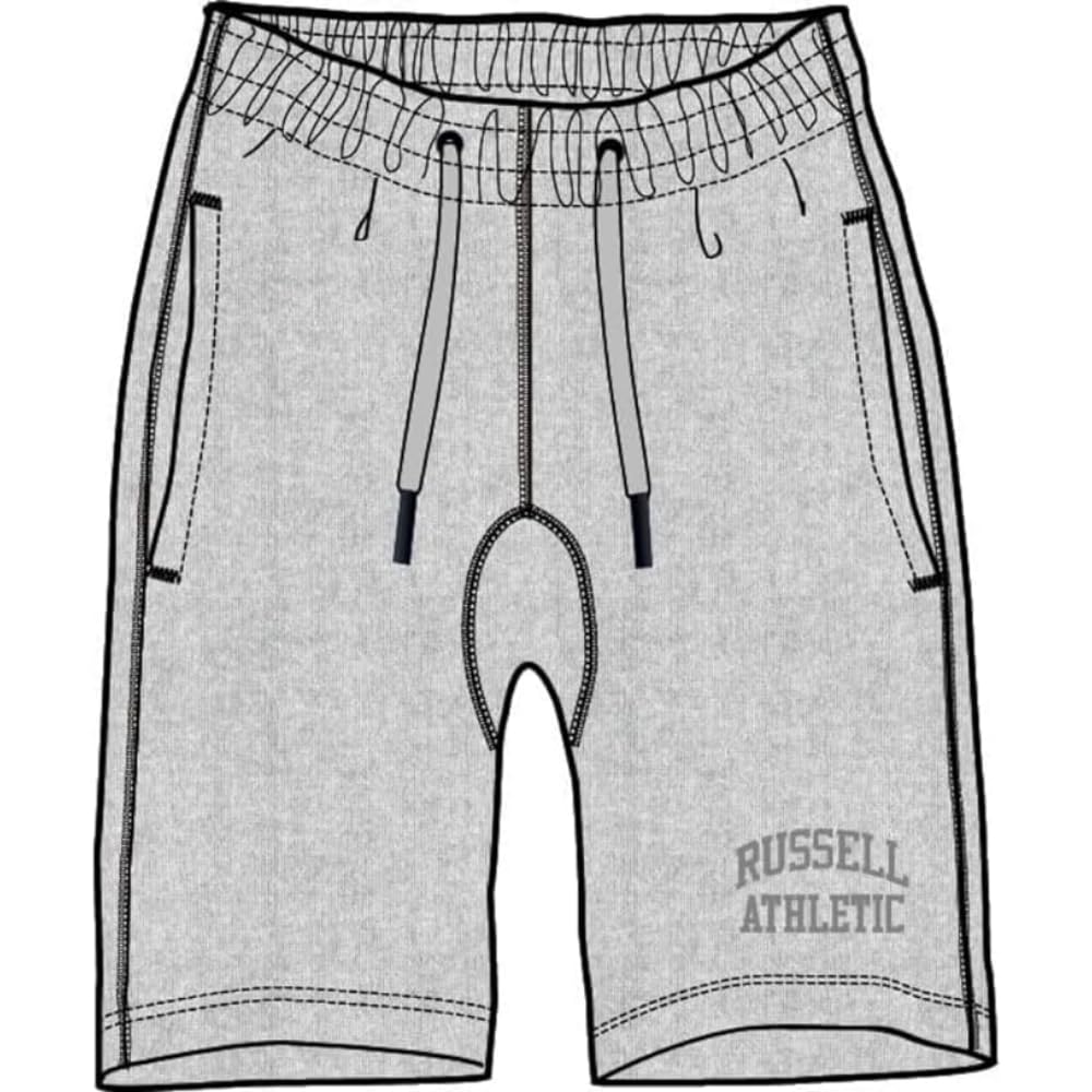 Russell Athletic E36031-VK-091 Iconic Shorts Shorts Men's New Grey Marl Size S