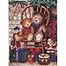 XIAOFANG Top Qualität Schöner heißer Gezählt Kreuzstich Kit Weihnachten Teddies Teddybär Freund Freunde dim 8721 (Cross Stitch Fabric CT Number : 18CT unprint Canvas)