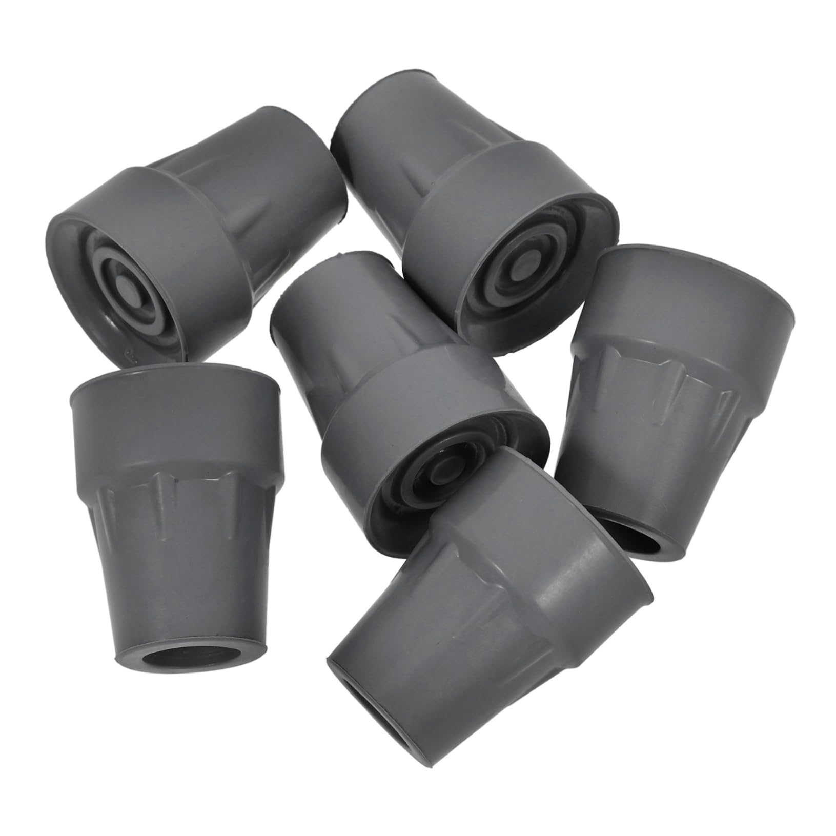 Baluue 24piezas Conteras De Goma Antideslizantes Para Bastones y Muletas De Repuesto De Caucho Para Andadores y Bastones Accesorios Duraderos y Funcionales