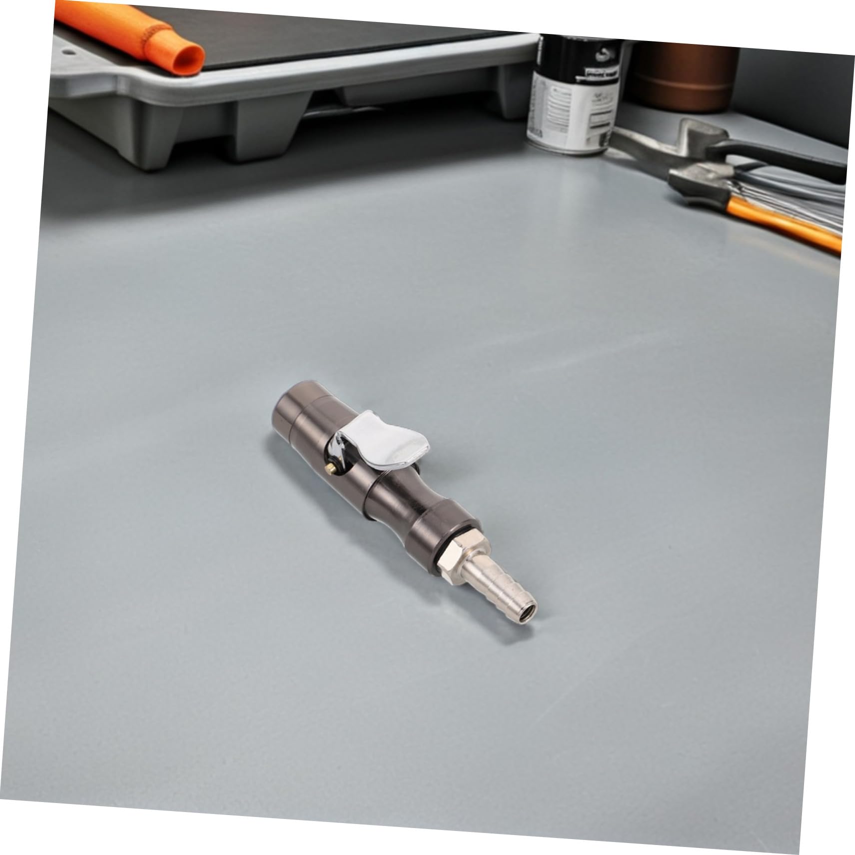 Alipis 5 Ensembles Kit de Adaptateurs de Gonflage Pneumatique Auto Verrouillables Mandrin pour Jauge de Pression et Tuyau Air Résistant Compatible Véhicules