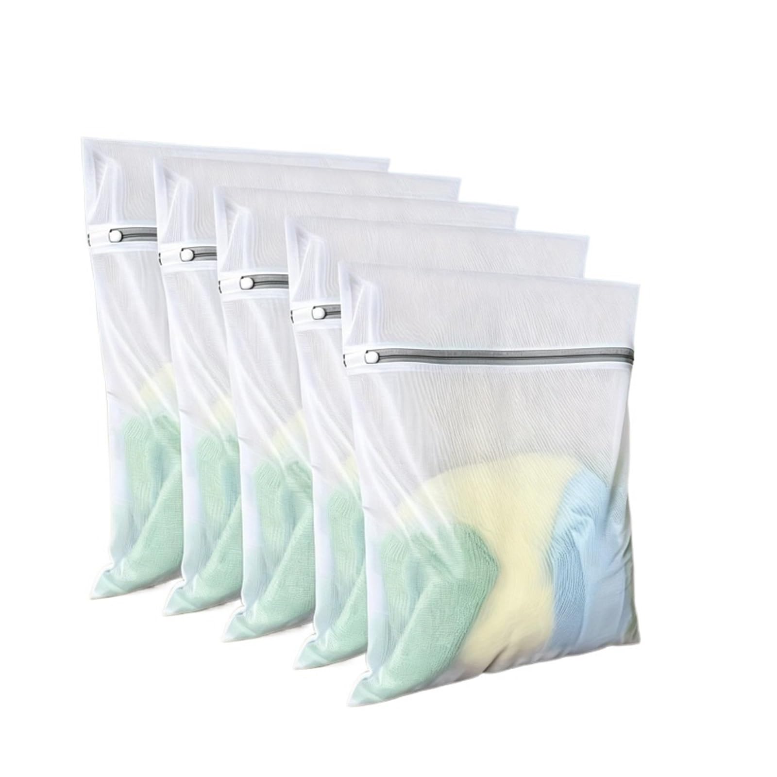 Zyayng One Color 10 Pack Household Laundry Bags For Machine Washing, Coarse And Fine Mesh Protection, Underwear And Bra Cleaning For Clothes
