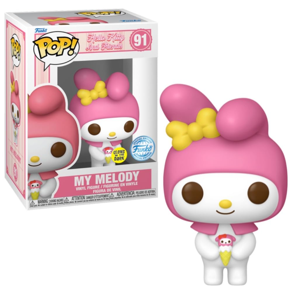 Pop Hello Kitty and Friends My Melody Glow-in-The-Dark Vinyl Figure