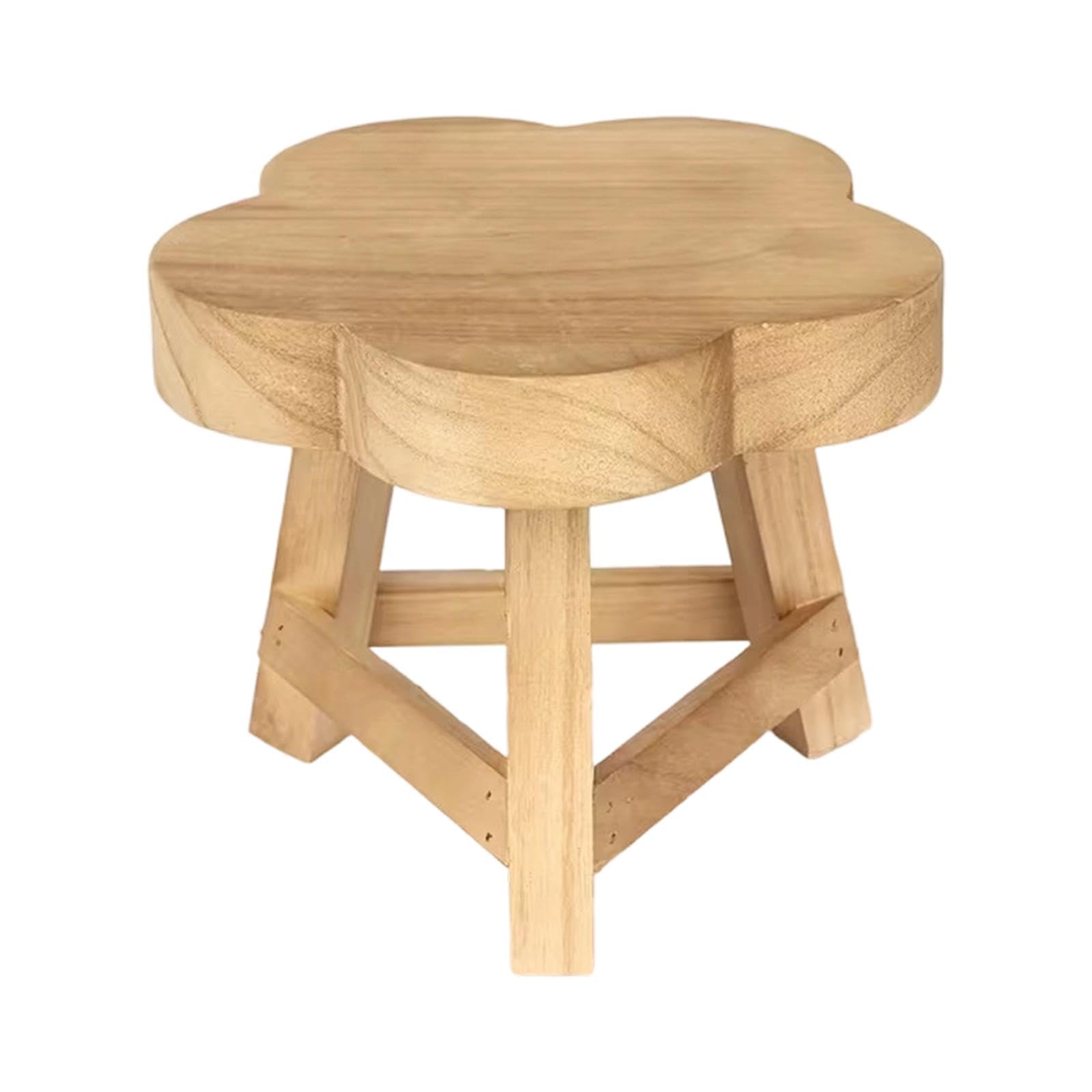 Ronyme Wooden Plant Stand Potted Rack Small Rustic Display Stand Flower Pot Stool for Indoor Outdoor Desktop Living Room Office, Flower