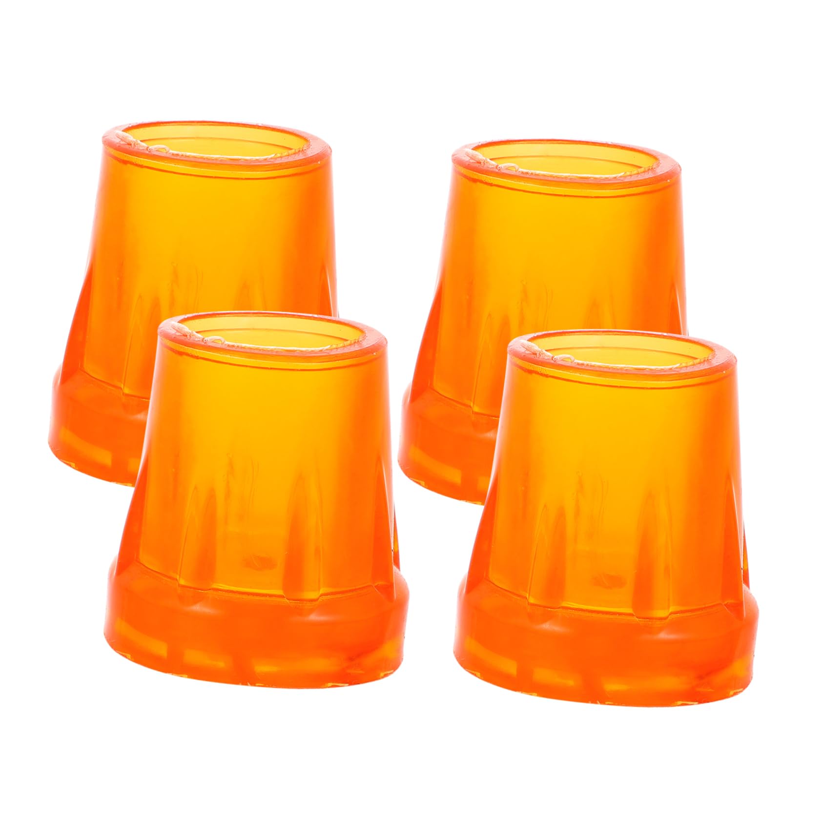 BUTIFULSIC Crutch Stick Feet Mat 4pcs Crutch Leg Protector Anti-Slip Cover for Crutch or Walker Leg Caps