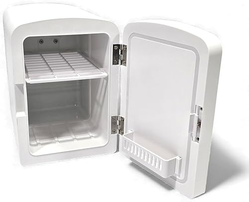 Miniatura 6 de Frigidaire 9-Can or 6L Light Up Mini Fridge White, Retro Design, Includes 110v home power cord & 12V DC car adapter, 48-Watt - EFMIS209-WHITE (V2