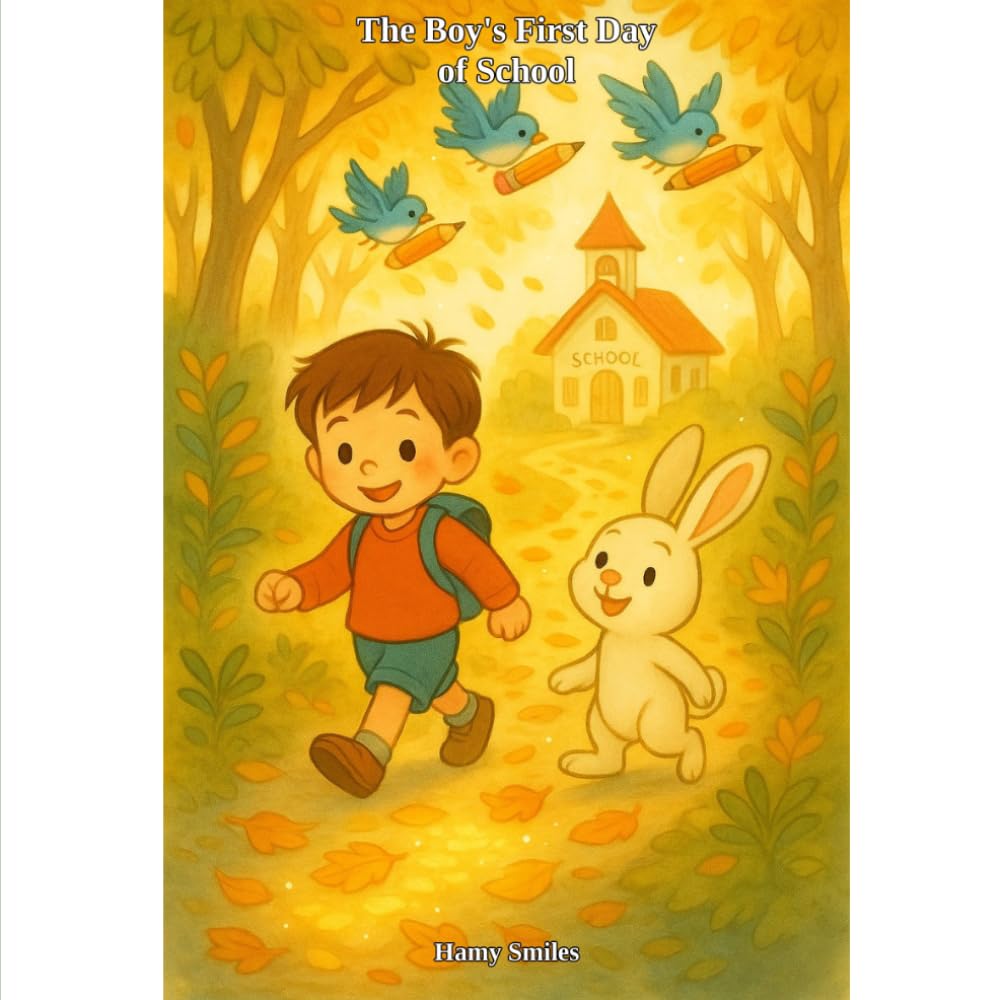 The Boy's First Day of School (Boy and Rabbit)