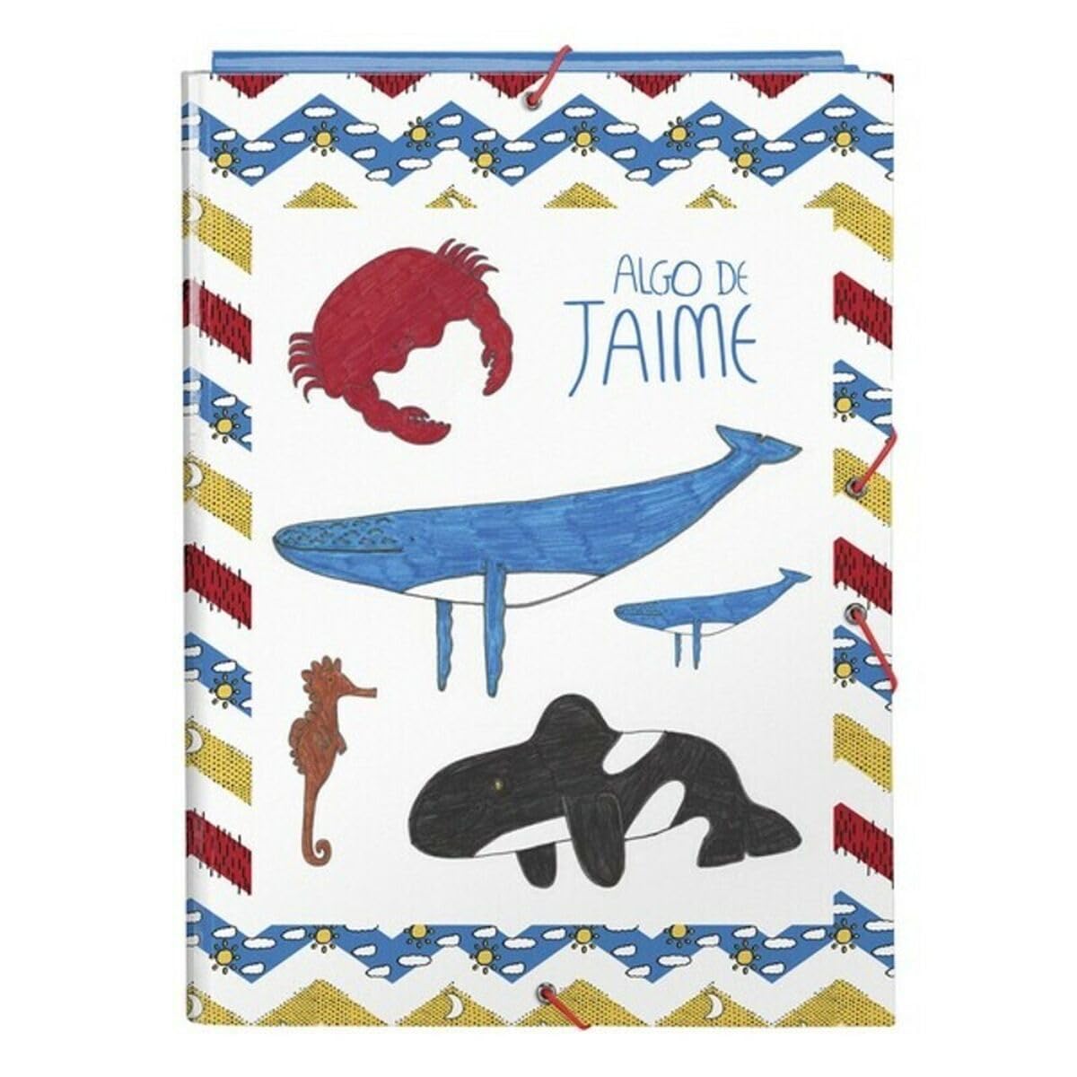 Safta 512005068 - Folder Folio with 3 Flaps of Algo de Jaime, 260x365 mm