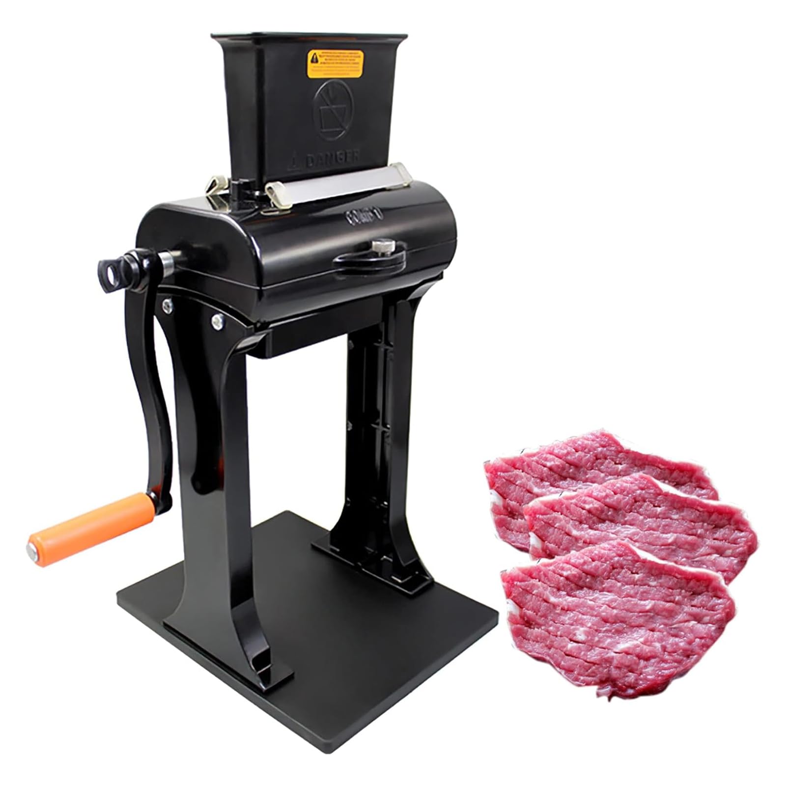 Batticarne manuale per appiattire le bistecche di manzo e maiale, resistente, per hamburger, cucina casalinga