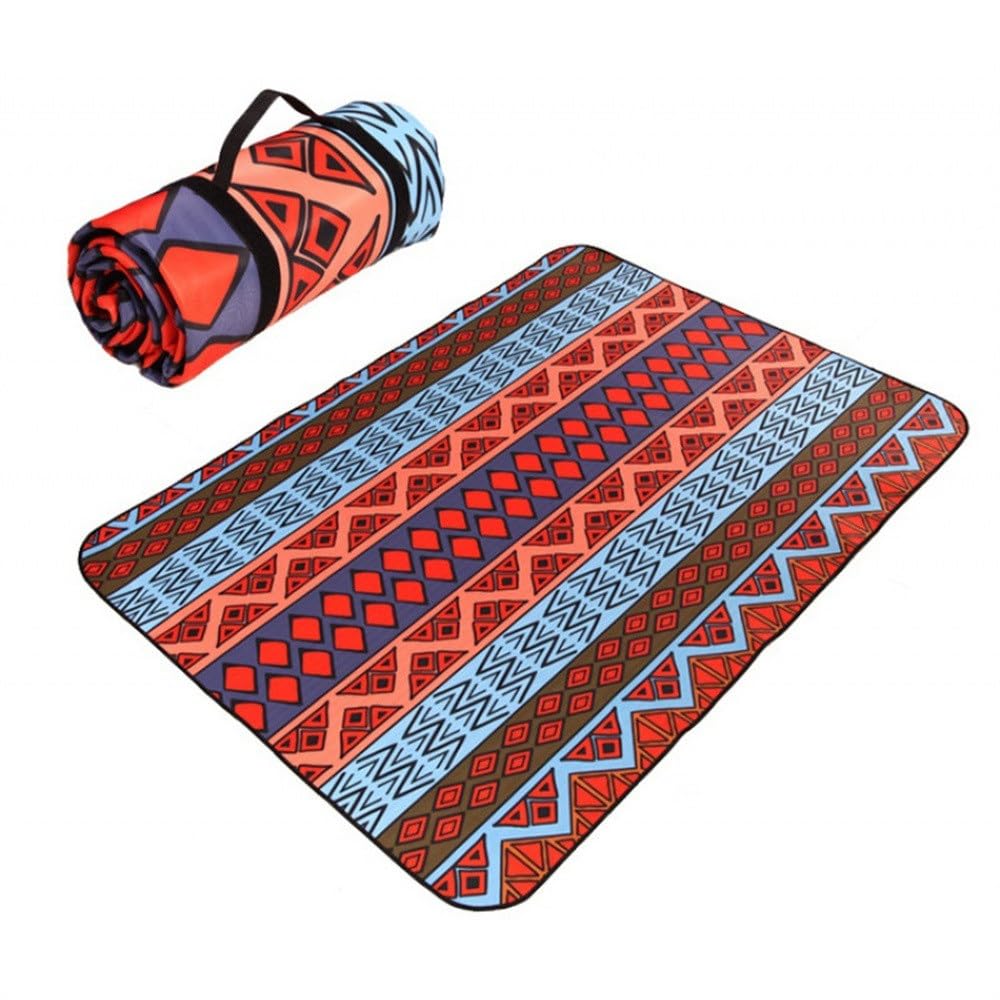 Tappetino da spiaggia portatile, tappetino da campeggio for gite all'aperto Campeggio Trekking(Color 1,150x100cm)