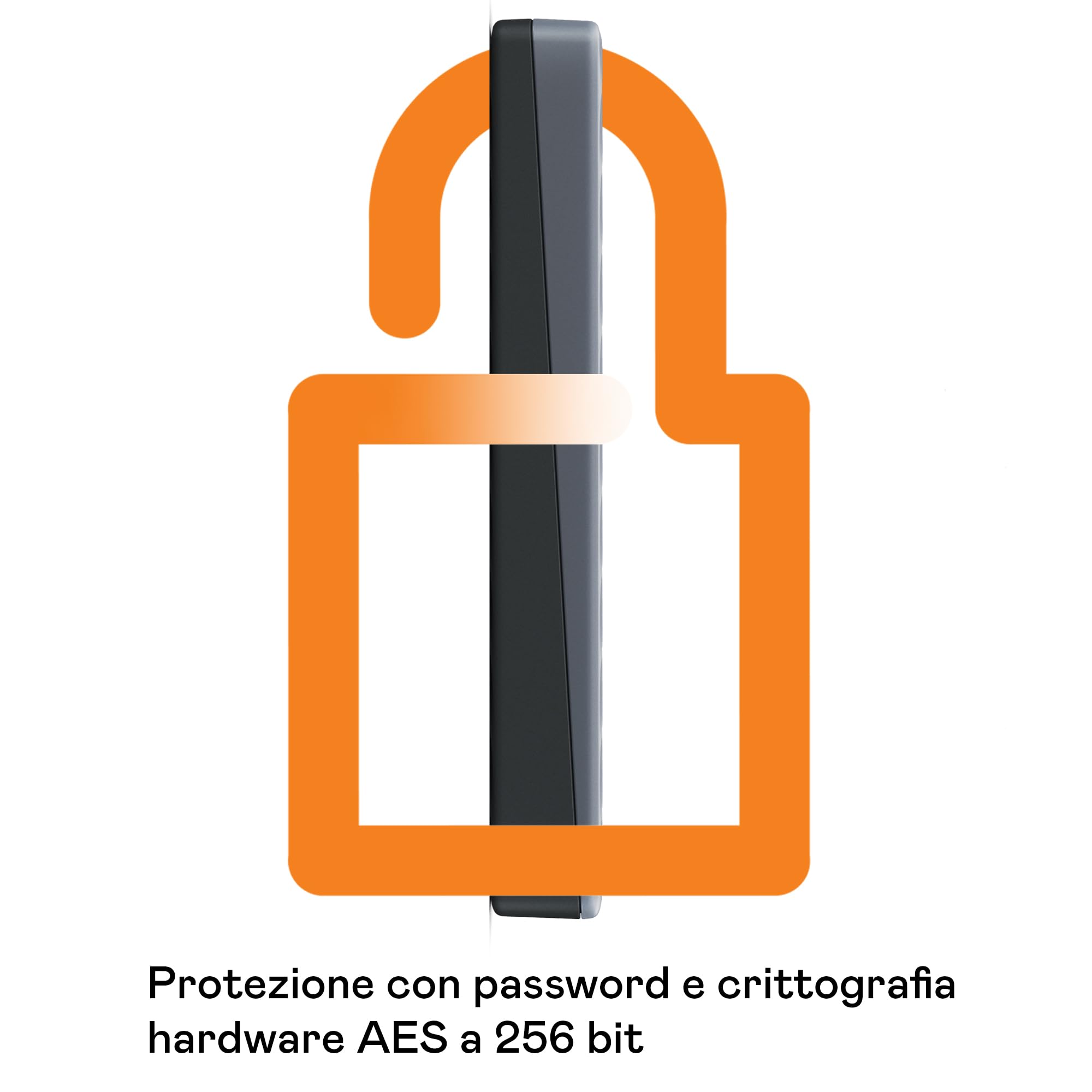 WD 5TB My Passport Compatibile con USB-C, HDD Portatile, USB 3.2 Gen 1/USB 3.0, Protezion con password, Software per la gestion e il backup, Formatto per Windows, ChromeOS and MacOS, Grigio