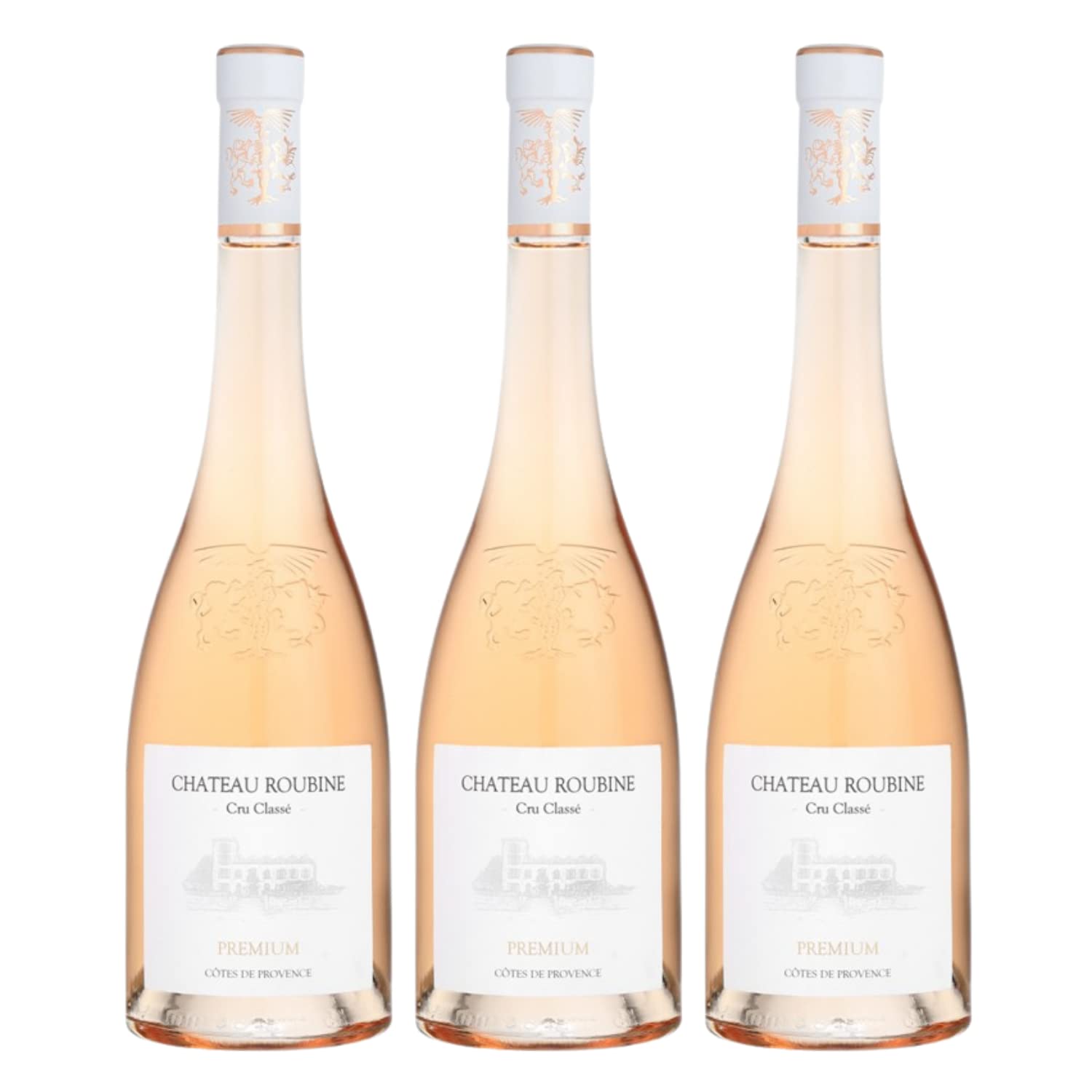 3 Château Roubine Cuvée Premium Rosé 2021 BIO – Cru classé – AOP Côtes de Provence – 3x75cL