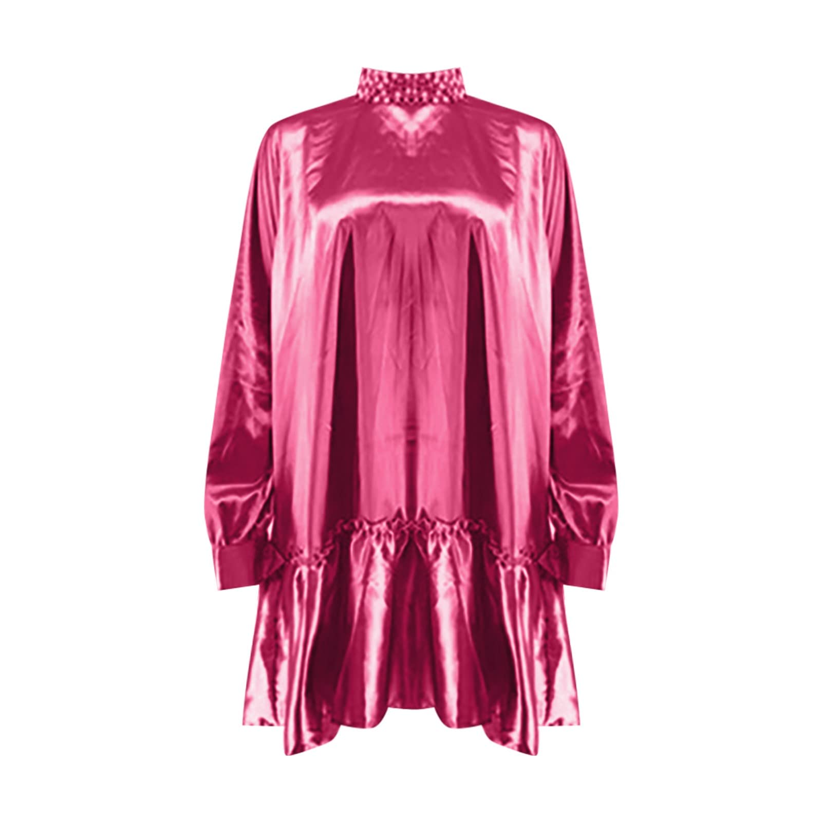 AMDOLENew Years Eve Dress Bow Solid Color Dress Suitable for All Occasions Dinner Dress for Women Date Night