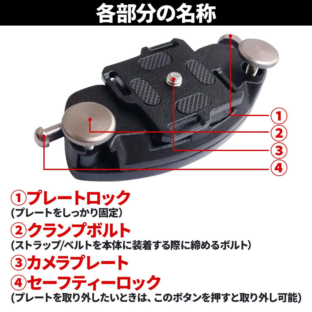 Amazon | seathestars カメラ クイックリリース カメラクリップ カメラ  