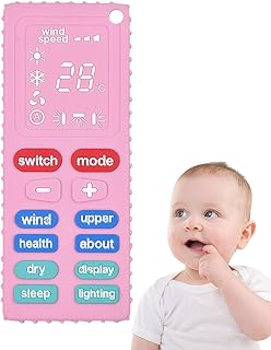 Baby Remote Control Toy - Teether Toy for Babies - Baby Teething Toys with Easy to Hold Design, Teether Toy for Babies 3 Months Aferzov
