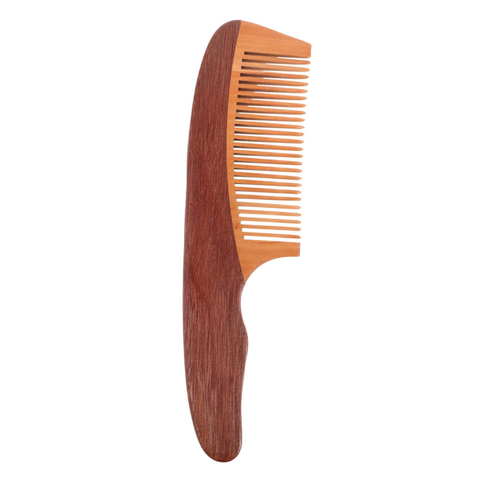 minkissy Hairdressing Comb for Beard Mustache Care Wooden Scalp Massage Grooming Brush