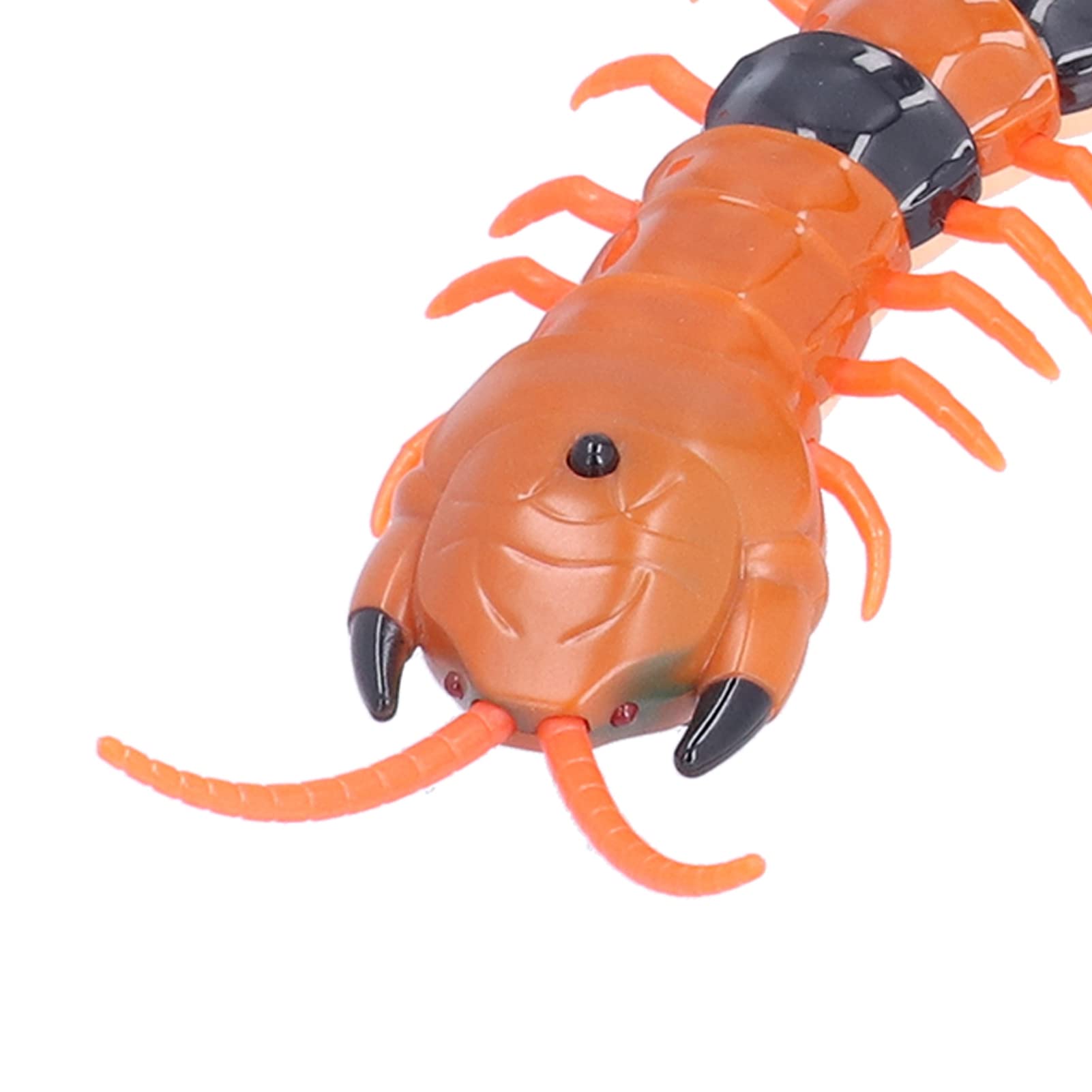 Juguete de Ciempiés con Control Remoto Simulación de Scolopendra Realista Operado por Infrarrojos Movimiento Rápido Cuerpo Flexible Ojos Intermitentes Juego de Trucos para