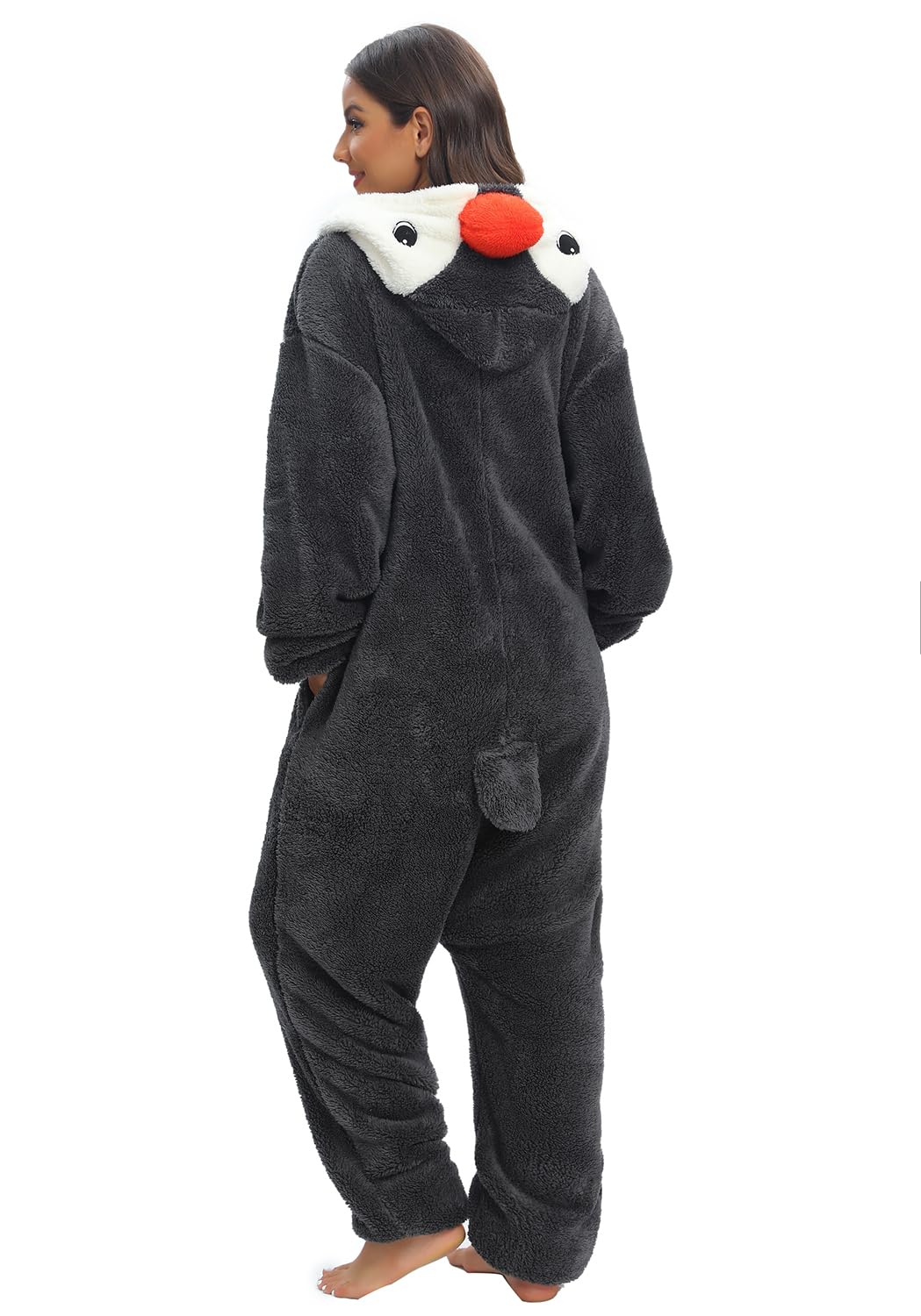 Mujer Pijama Animal Traje de Disfraz Cosplay para Carnaval Halloween Navidad Ropa de Noche Unisex para Niños Niñas Adult