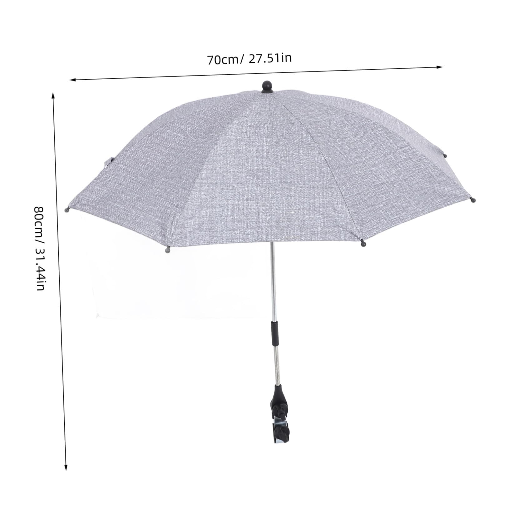 SUPVOX Adjustable Umbrella Stroller Accessories Boys and Girls Umbrellas Pushchair Parasol Newborn Pram Parasol Water-Resistant Stable