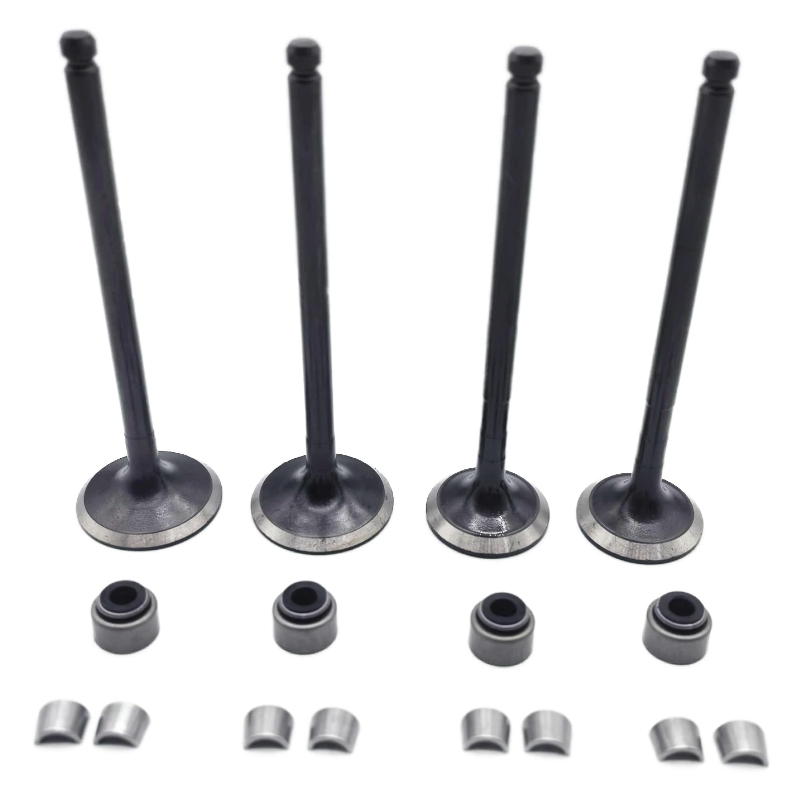 Photo 1 of Intake Valve Exhaust Valves Seals Kit Fit for Polaris Predator 500 2003-2007 Outlaw 500 2006-2007 Replace 3087981 3087982