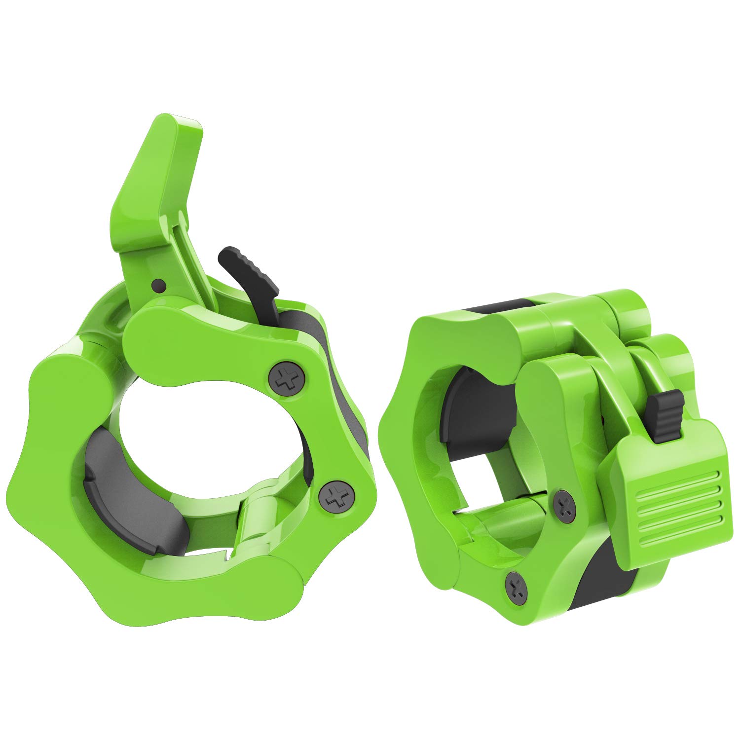 MoKo Barbell Clamps Collars, Quick Release Pair of Locking Professional Olympic Weight Barbell Locks Collar Clips Great for Workout, Weightlifting, Fitness & Strength Training