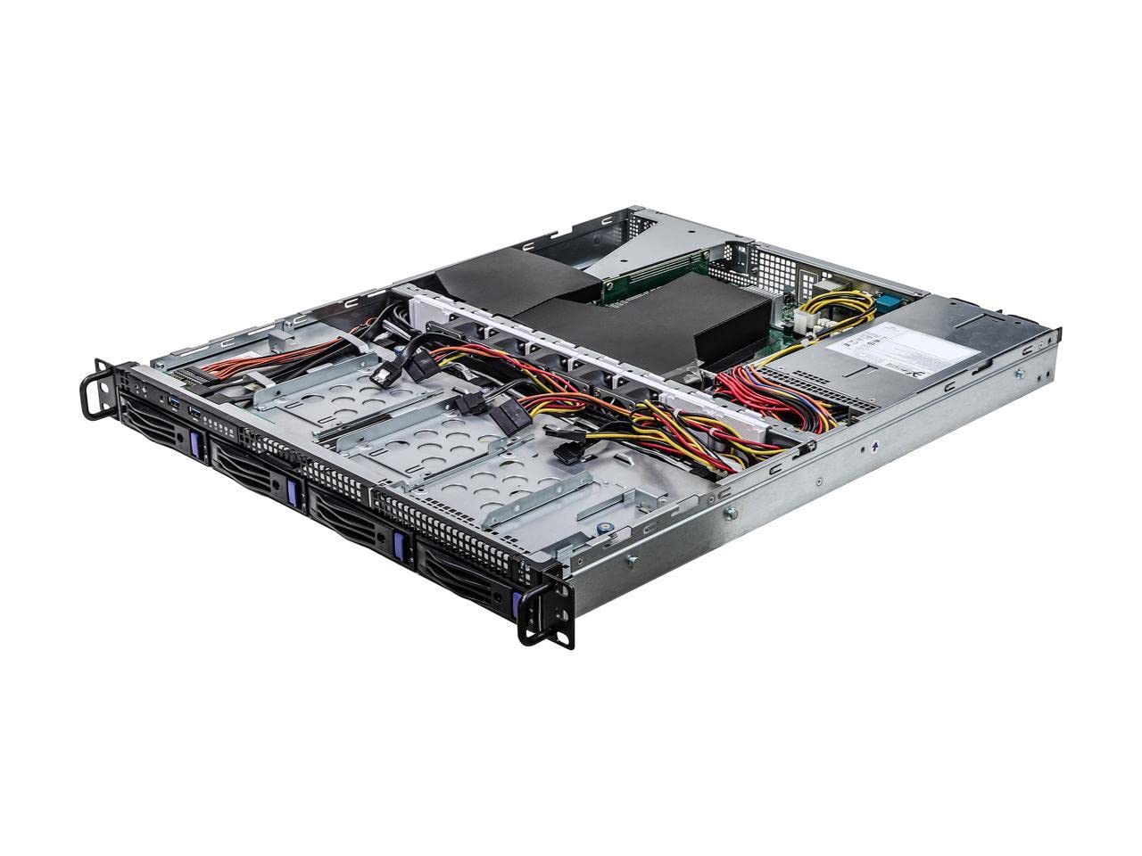 Asrock Rack 1U4LW-X570 RPSU 1U Rackmount Server Barebone 4 Alloggiamenti Singolo Socket AM4 PGA 1331 AMD Ryzen 5000 Series